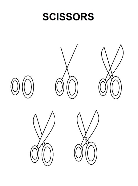 How to Draw Scissors: Step-by-Step Tutorial