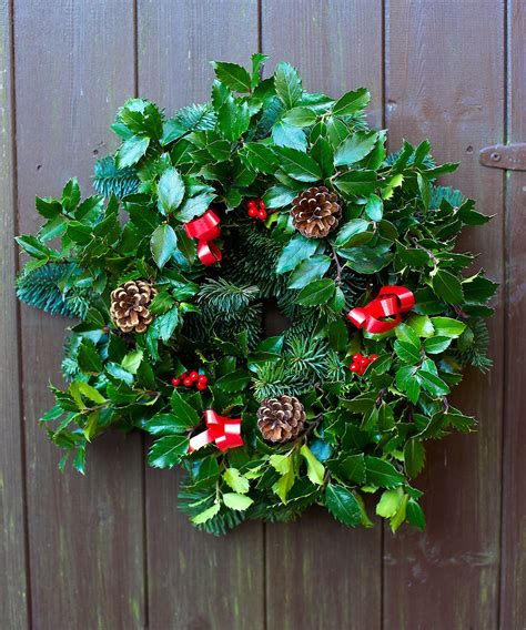 Fresh Holly Wreaths - Lyonshall Nurseries and Garden Centre | Herefordshire