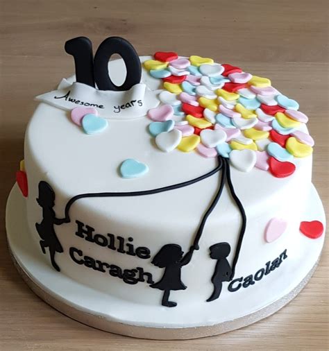 10th Anniversary Cake Ideas