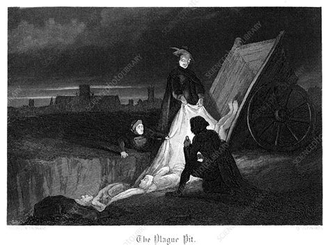 The Plague Pit', 1855 - Stock Image - C045/5693 - Science Photo Library