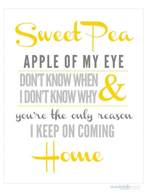 sweet pea apple of my eye | Sweet words, Sweet pea, Words