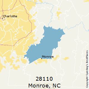 Best Places to Live in Monroe (zip 28110), North Carolina