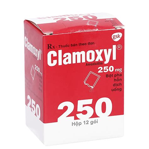 Thuốc Clamoxyl Sac 250mg 12’S được chỉ định điều trị nhiễm khuẩn