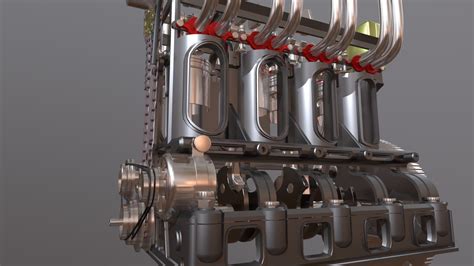 Car Engine - Download Free 3D model by klaxoneer [d440e8b] - Sketchfab