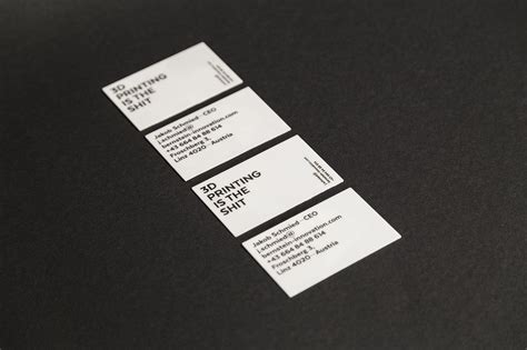 3D Printed Business Cards :: Behance