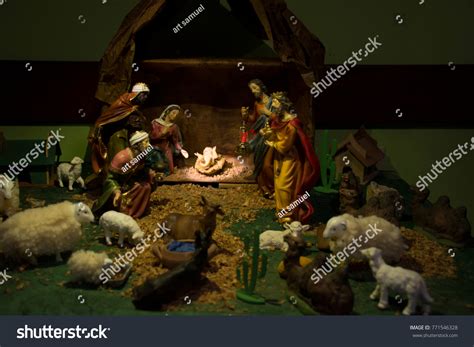 Birth Jesus Nativity Scene Stock Photo 771546328 | Shutterstock