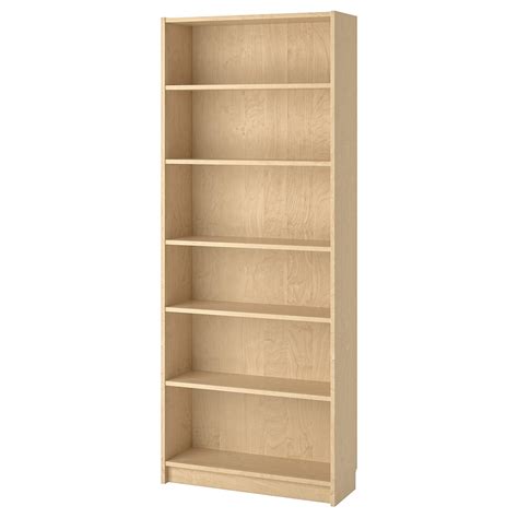 BILLY Bookcase, birch veneer, 31 1/2x11x79 1/2" - IKEA