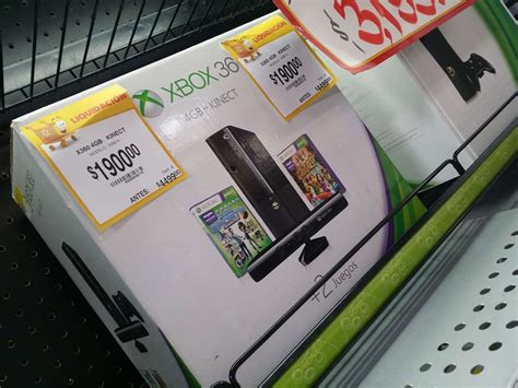 Walmart: Xbox 360 4GB con Kinect y 2 juegos $1,900 - promodescuentos.com