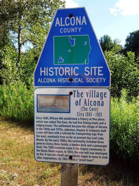 Focusing On Travel : Michigan Driving Tour - Alcona County Historic Sites