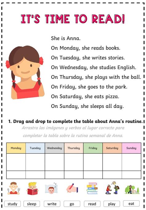 Learning To Read Activities For Kids