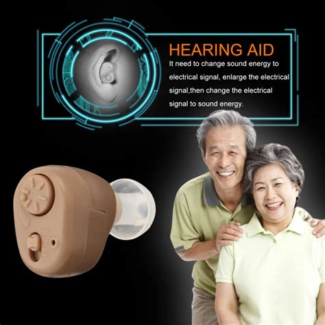 Mini Hearing Aids Adjustable Tone hearing aid Kit Behind The Ear Small ...