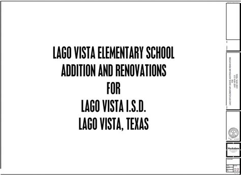 Additions and Renovations for Elementary School - Lago Vista ISD (Subbid) - Virtual Builders ...