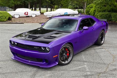 Purple Awesomeness: Dodge Challenger Fitted with Aftermarket Vented ...