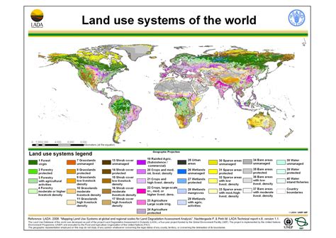 Land use map of the world by FAO #map #world #fao