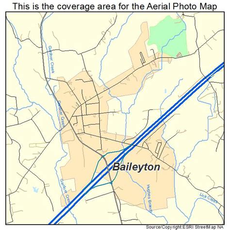 Aerial Photography Map of Baileyton, TN Tennessee