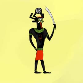 Aku, master of all ancient gods by JefDeCoster on Newgrounds