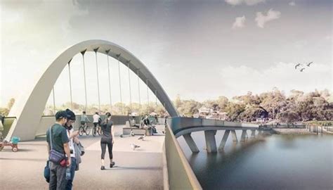 Construction starts on Auckland's new bridge featuring an 'iconic feature' that will connect ...