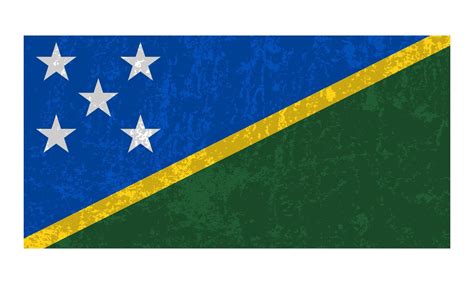 Solomon Islands flag, official colors and proportion. Vector ...