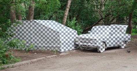 Russian Street Artists Delete Car In Real World Using Clever Optical Illusion | Bored Panda