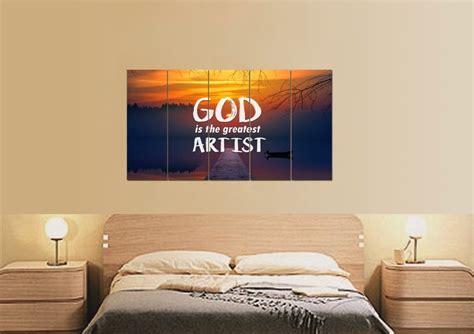 God is the Greatest Artist Wall Art Canvas Print – Christian Walls