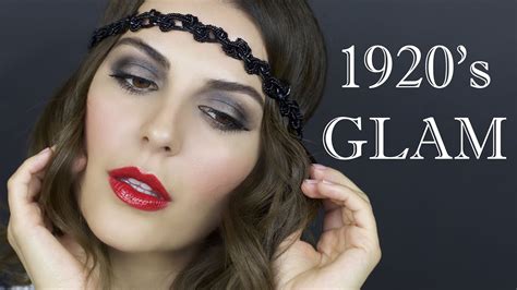 Makeup + Hair Tutorial 1920's Flapper - YouTube