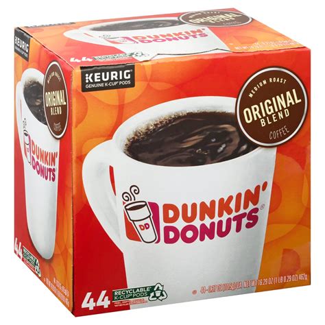 Dunkin' Donuts Original Blend Medium Roast Single Serve Coffee K Cups ...