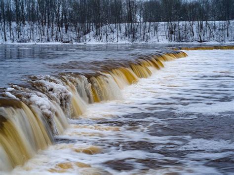 Venta Rapid (Ventas Rumba), Waterfall on Venta River in Kuldiga, Latvia. Widest Waterfall in ...