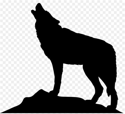 Gray wolf Silhouette Clip art - gray wolf png download - 3273*3642 - Free Transparent Gray Wolf ...