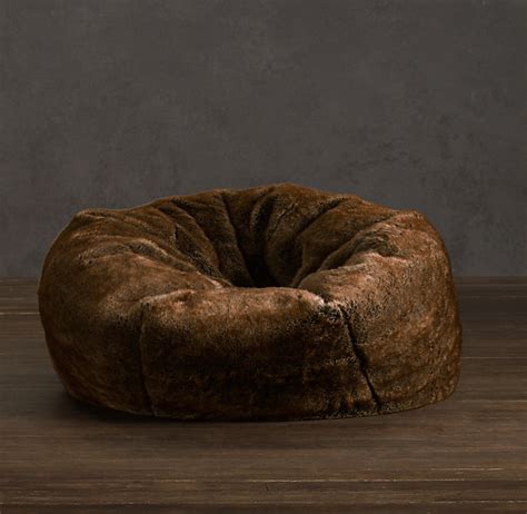 Grand Luxe Faux Fur Bean Bag Chair » Petagadget