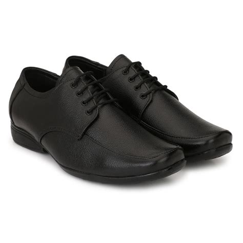 Men Black Office Shoes, Size: 6-10, Rs 345 /pair MMK Enterprises | ID ...