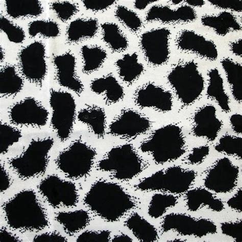 Snow Leopard Velvet Fabric With Printing Technique