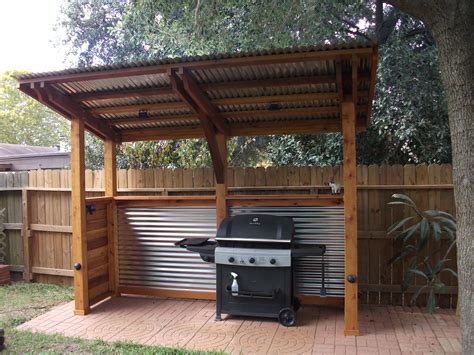 BBQ cover | Outdoor grill area, Outdoor bbq area, Bbq shed