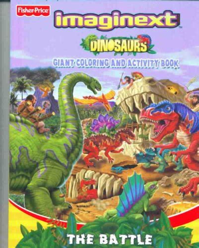 Fisher Price Imaginext DINOSAURS The Battle Is On! (Giant Coloring and ...