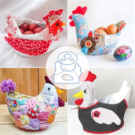 Cute Egg Basket Template Set- With Instructions