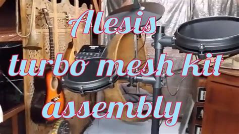 Alesis turbo mesh kit assembly - YouTube