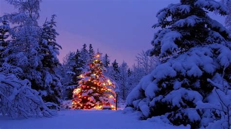 Christmas Landscape Wallpapers - Wallpaper Cave