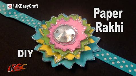 DIY Easy Paper Rakhi for Raksha Bandhan | How to make | JK Easy Craft 178 - YouTube