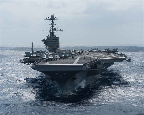 Navy aircraft carrier group moves into contested South China Sea - The ...