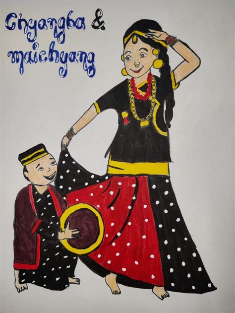 Sikkim dance | Dancing drawings, Arts integration, Sikkim