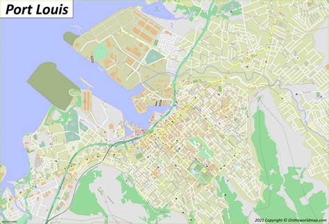 Port Louis Map | Mauritius | Maps of Port Louis