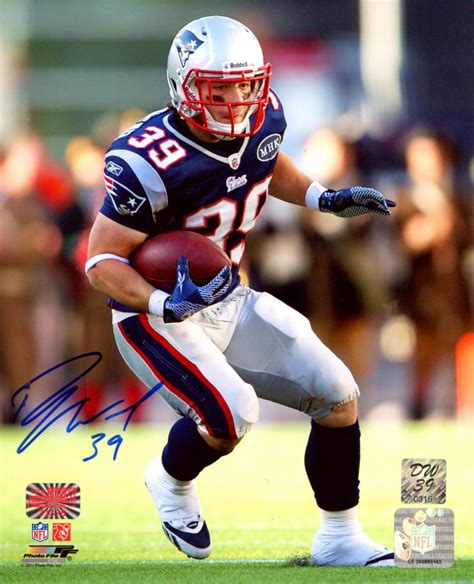 Danny Woodhead Signed Patriots 8x10 Photo (YSMS COA & Woodhead Hologram ...