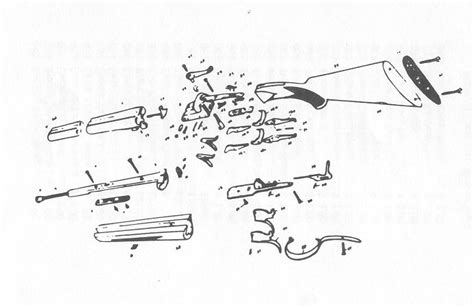 Vintage Double Barrel Shotgun Parts