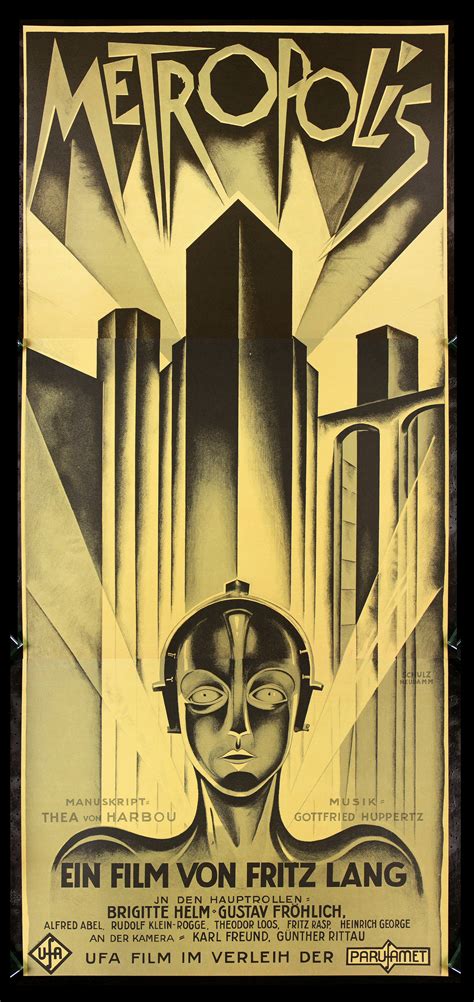 METROPOLIS * CineMasterpieces S2 MOVIE POSTER 3SHEET RECREATION LTD ...