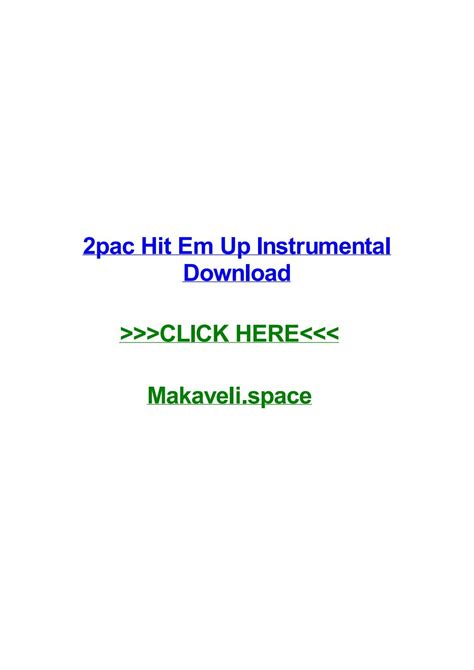 2pac hit em up instrumental download by jeffahbjf - Issuu