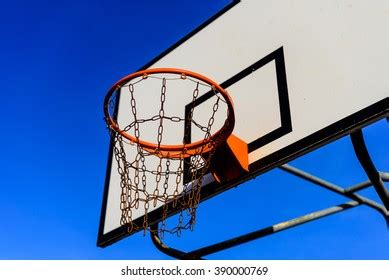 Basketball Court Hoop Stock Photo 390000769 | Shutterstock