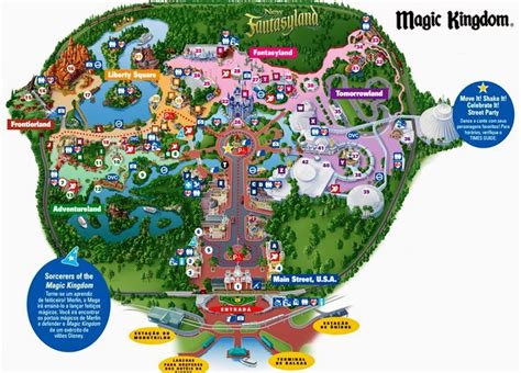 Mapa De Magic Kingdom