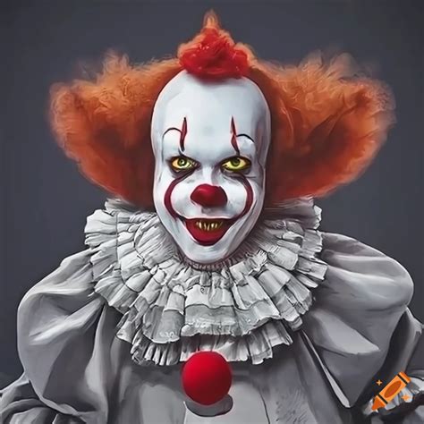 Pennywise the dancing clown on Craiyon