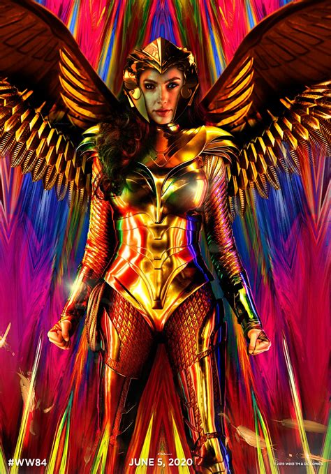 ArtStation - Wonder Woman 1984 poster (Golden Eagle Armor)