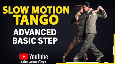 TANGO STEPS IN SLOW MOTION - "Advanced Basic Step" - YouTube