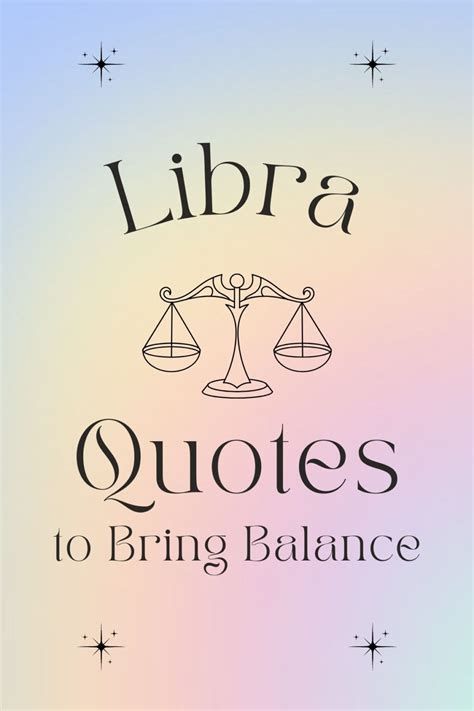 73 Libra Quotes That Bring Balance - Darling Quote